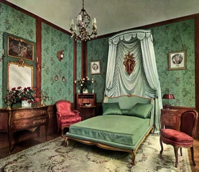 Une chambre du règne de Louis XV, Hôtel des Saints Pères, Paris, 1938