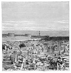 Un pont sur le fleuve Tigre, Diyarbakir, Turquie, 1895