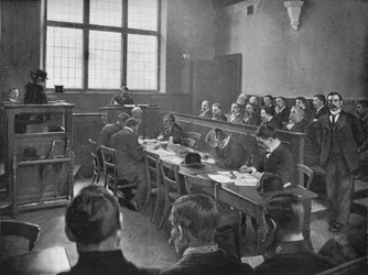 Une enquête du coroner, Londres