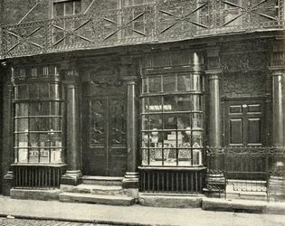 Une belle boutique à Artillery Row, Houndsditch, Londres, de la seconde moitié du XVIIIe siècle
