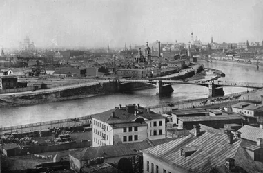 Vue générale de Moscou, montrant le Kremlin, 1915