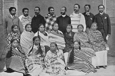 Un groupe de Hova, peuple de Madagascar, 1912