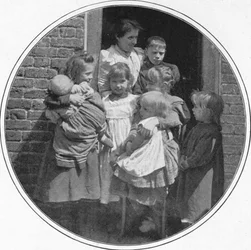 Un petit groupe heureux, Londres, c1901 1901