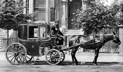 Une calèche, Londres, 1926-1927