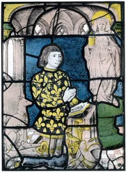 Un chevalier de Bernemicourt en prière devant une image de Sainte Marie-Madeleine, vers 1500, 1924