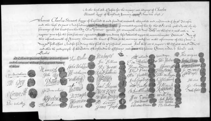 Une lettre concernant Charles Stuart, Bonnie Prince Charlie, 18e siècle
