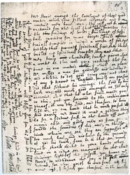 Lettre à M. Storie par Oliver Cromwell, St Ives, 11 janvier 1635-1636