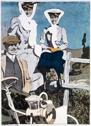 Une gravure du magazine allemand Simplicissimus, 10 juin 1907