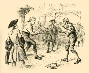 Un recours aux épées, 1907