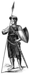 Un soldat du roi Philippe IV de France
