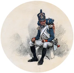 Un voltigeur, XIXe siècle