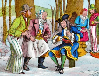 Un siège chaud, vers 1905