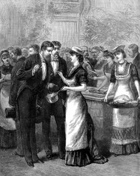 École de cuisine pour jeunes filles, 19ème siècle