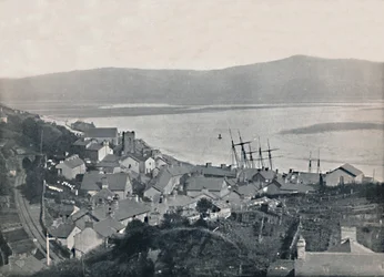 Aberdovey - Vue de la ville et de la baie, 1895