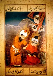 Abraham se préparant à sacrifier son fils Isaac à Dieu, 18ème siècle