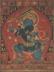 Acala avec sa consort Vishvavajri