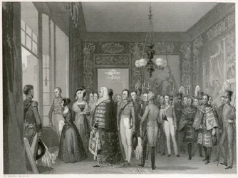 Accession de la reine Victoria, palais de St James, Westminster, Londres