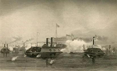 Action des canonnières à Memphis