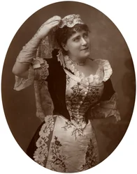 Ada Cavendish, actrice britannique, 1882