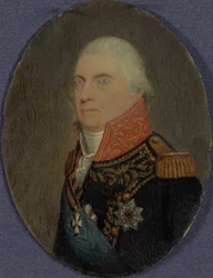 Amiral Jan Hendrik van Kinsbergen 1735-1819, Comte de Doggersbank, vers 1810
