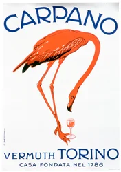 Publicité pour le vermouth Carpano
