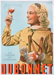 Publicité pour le vin tonique Dubonnet, 1938