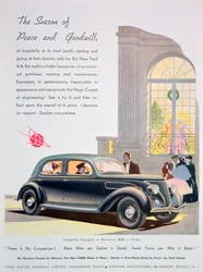 Publicité pour les voitures Ford, 1936
