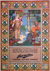 Publicité pour les tissus Horrockses, 1920