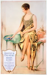 Publicité pour les biscuits Huntley et Palmers, 1929