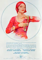 Publicité pour les biscuits Huntley et Palmers, 1930