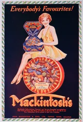 Publicité pour les toffees Mackintosh, 1932