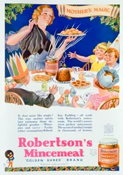 Publicité pour le Mincemeat de Robertson, 1933