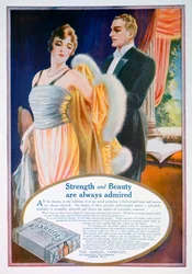 Publicité pour le composé de modelage corporel Sargol, 1921