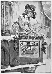 Publicité pour le savon Sunlight, 1903