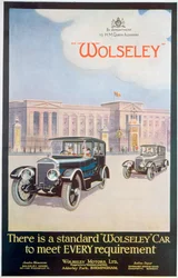 Publicité pour les voitures Wolseley