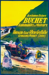 Publicité pour les voitures Buchet