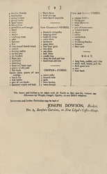 Annonce de vente à la chandelle chez Lloyds, 1796, 1928