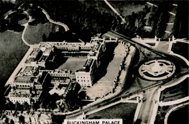 Vue aérienne du palais de Buckingham, 1939