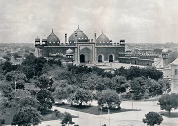 Agra. La mosquée Jumma, vers 1910