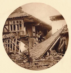Dégâts de raid aérien à Croydon, 1915 1935
