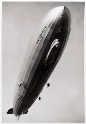 Dirigeable LZ127 Graf Zeppelin, vu d