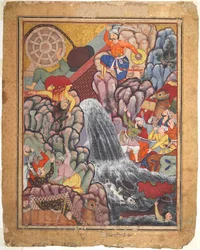 Alamshah brisant la chaîne de la roue, du volume 11 d