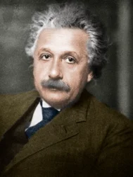 Albert Einstein, mathématicien et physicien germano-suisse-américain