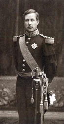 Albert I 1875-1934, roi des Belges à partir de 1909, en uniforme militaire