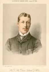 Albert Victor, duc de Clarence, 1885