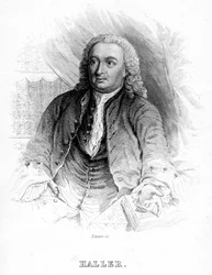 Albrecht von Haller, médecin et scientifique suisse du 18e siècle, c1840