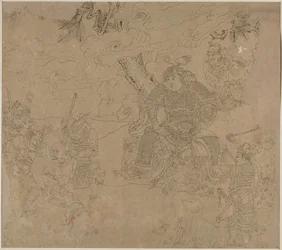 Album de thèmes taoïstes et bouddhistes : Chercher la montagne : Feuille 41, 1200s