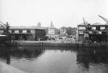 Quai Alexandra, Bombay, Inde, 1917