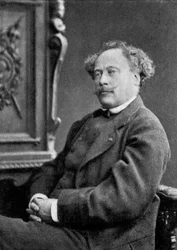 Alexandre Dumas fils, dramaturge et romancier français, 1884