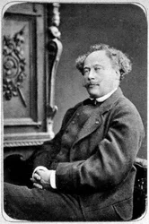 Alexandre Dumas fils, écrivain français, vers 1865-1895